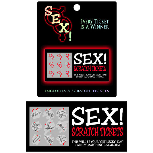 SEX! Scratch Tickets SEX! Scratch Tickets - UABDSM