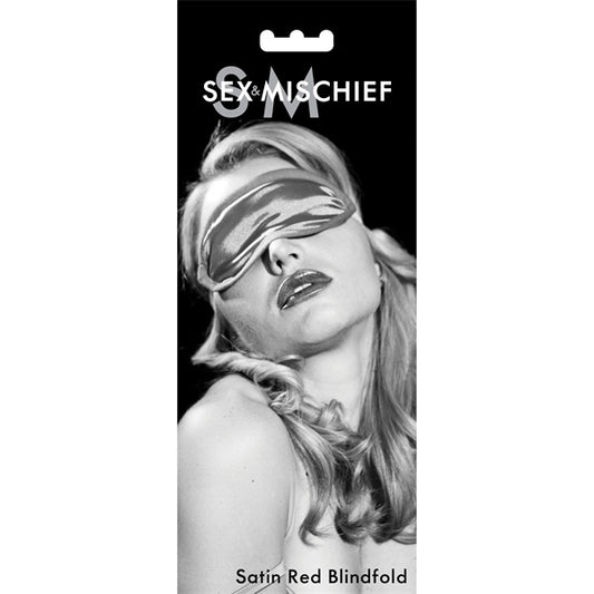 S&M Satin Blindfold - Red S&M Satin Blindfold - Red - UABDSM