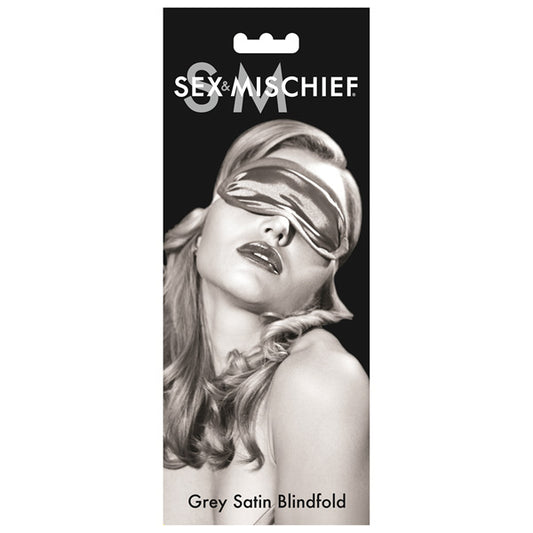 S&M Satin Blindfold - Grey S&M Satin Blindfold - Grey - UABDSM