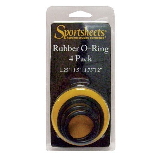 Sportsheets Rings Set-4 Assorted Sizes(Singles) - Strap On Sportsheets Rings Set-4 Assorted Sizes(Singles) - Strap On - UABDSM