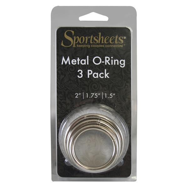 Sportsheets Metal O-Ring 3 Pack - UABDSM