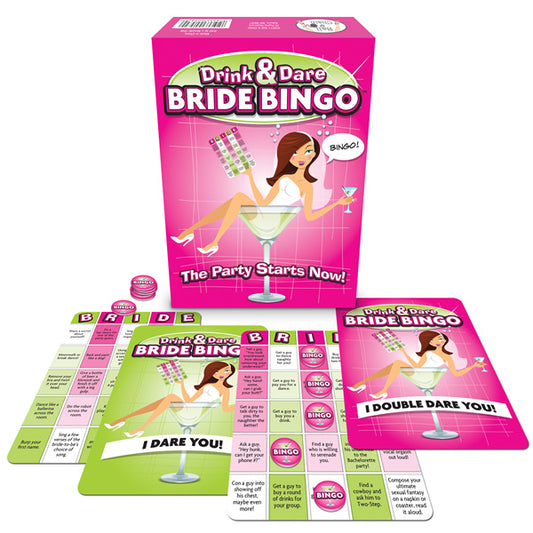 Bride to Be Drink & Dare Bingo Bride to Be Drink & Dare Bingo - UABDSM