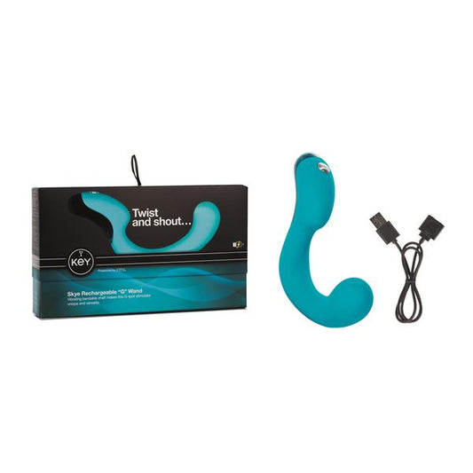 Key by Jopen Skye Rechargeable Ergonomic G Wand - Robin Egg Blue Key by Jopen Skye Rechargeable Ergonomic G Wand - Robin Egg Blue - UABDSM