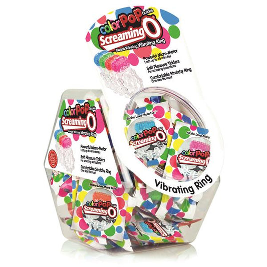 Screaming O Colour Pop Quickie Basic Ring in Candy Bowl Display (48) Screaming O Colour Pop Quickie Basic Ring in Candy Bowl Display (48) - UABDSM