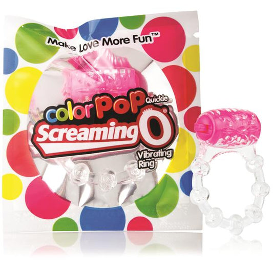 Screaming O Colour Pop Quickie Basic Ring - Pink Screaming O Colour Pop Quickie Basic Ring - Pink - UABDSM