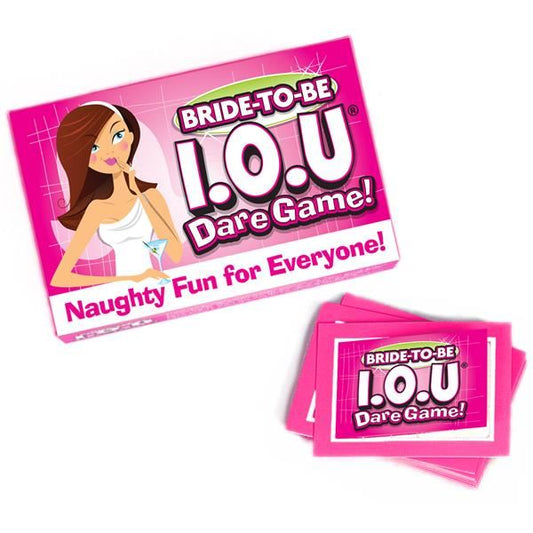 Bride to Be IOU Dare Game Bride to Be IOU Dare Game - UABDSM