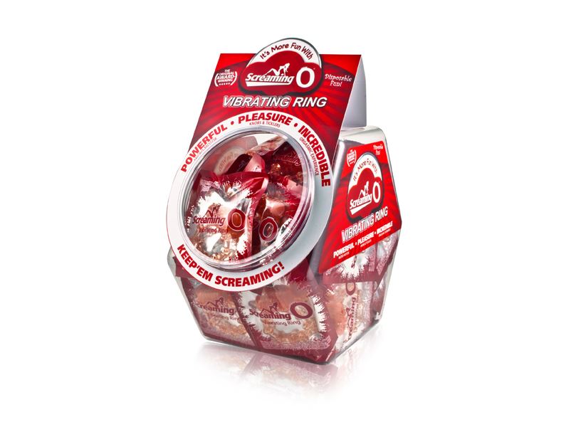 Screaming O Basic Ring in Candy Bowl Display (48) - UABDSM