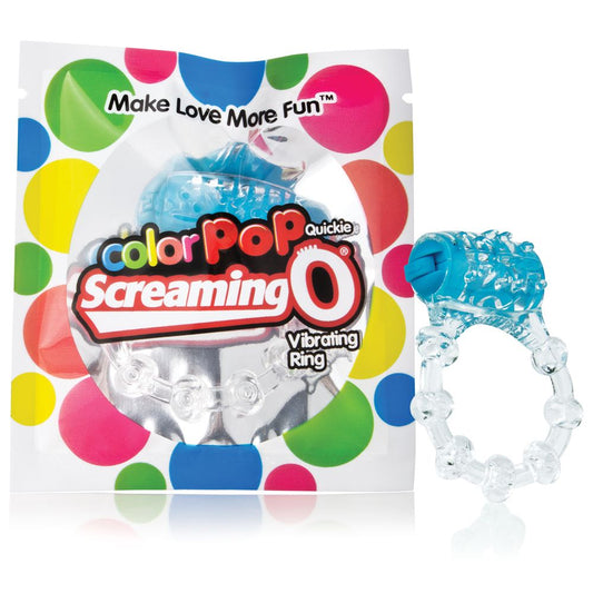 Screaming O Colour Pop Quickie Basic Ring - Blue Screaming O Colour Pop Quickie Basic Ring - Blue - UABDSM