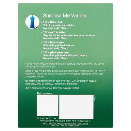 Durex Surprise Me Variety 40s - UABDSM