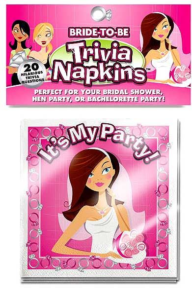 Bride to Be Trivia Napkins - UABDSM