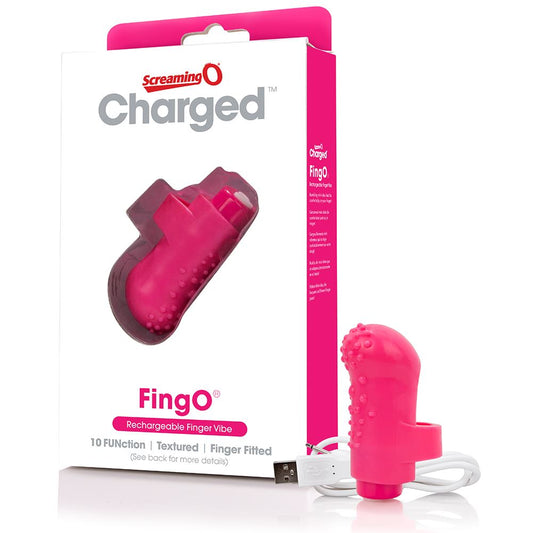 Screaming O Charged FingO Mini Vibe - Pink Screaming O Charged FingO Mini Vibe - Pink - UABDSM