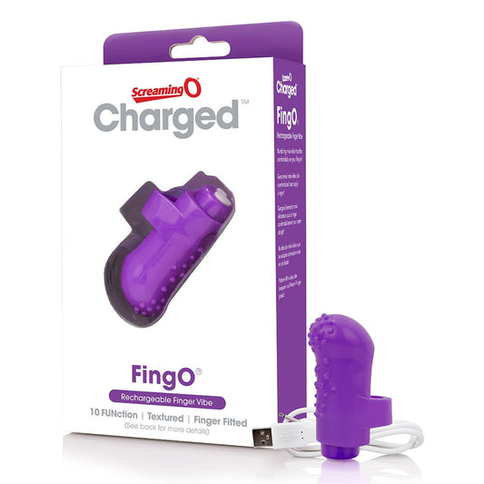 Screaming O Charged FingO Mini Vibe - Purple Screaming O Charged FingO Mini Vibe - Purple - UABDSM