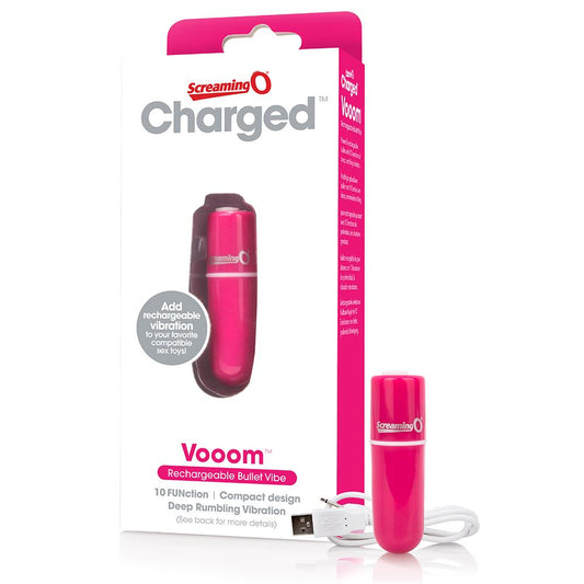 Screaming O Charged Vooom Bullet Vibe - Pink Screaming O Charged Vooom Bullet Vibe - Pink - UABDSM