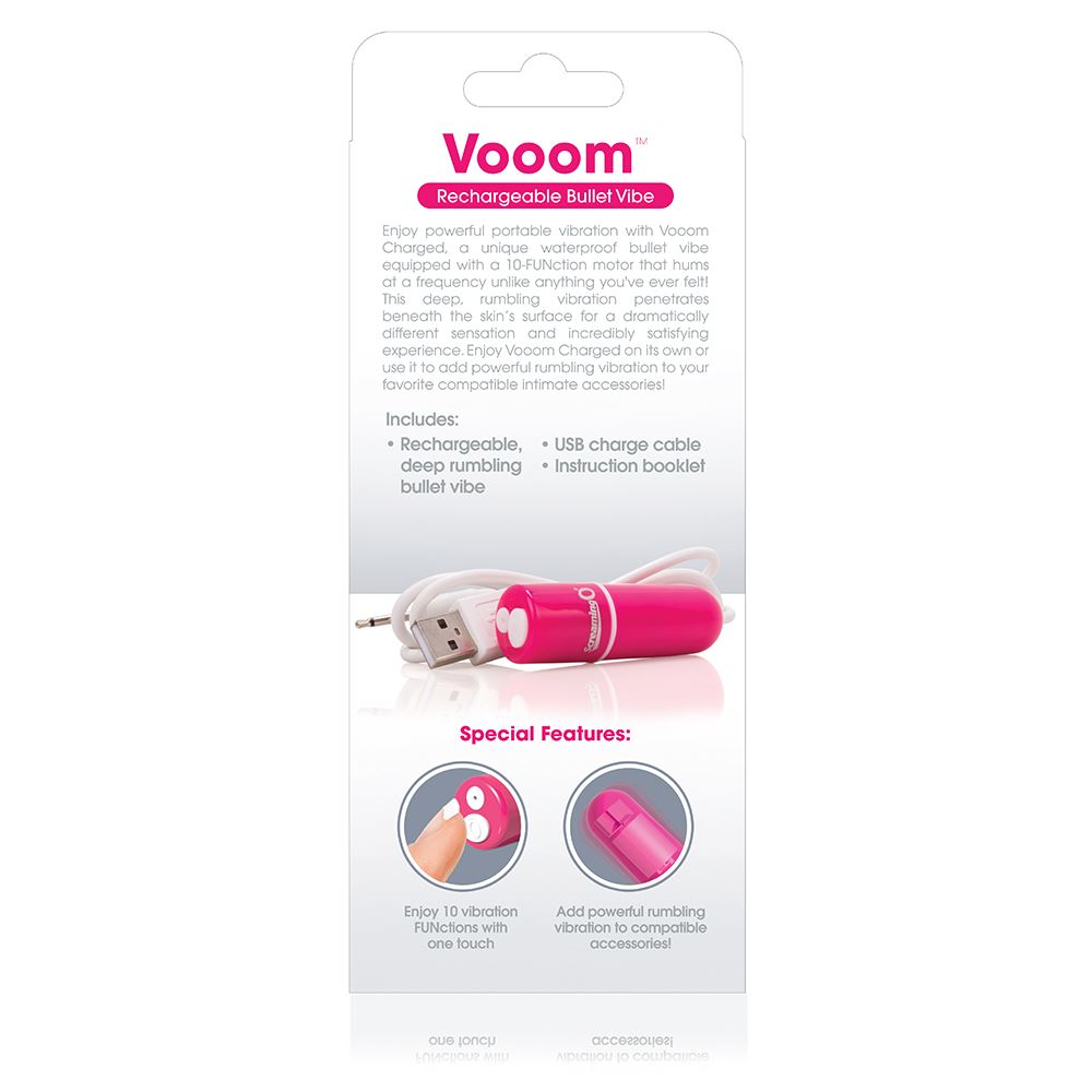 Screaming O Charged Vooom Bullet Vibe - Pink - UABDSM