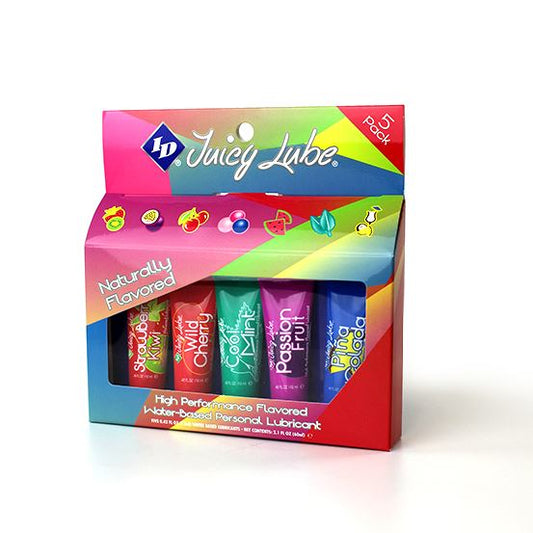 ID Juicy Lube Tube 12 ml (Assorted 5 Pack) - UABDSM