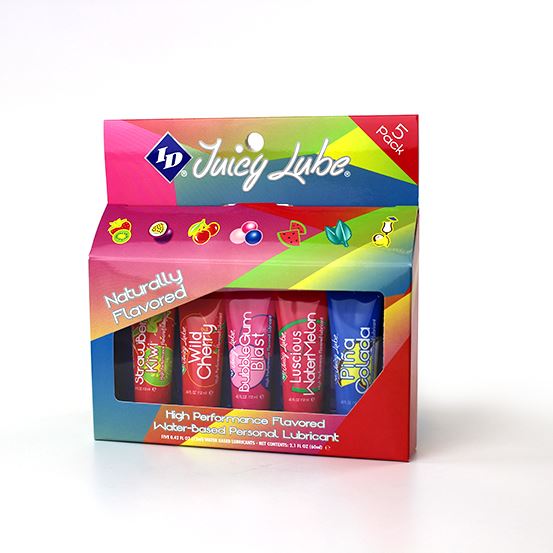 ID Juicy Lube Tube 12 ml (Assorted 5 Pack) - UABDSM
