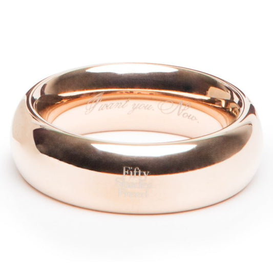 Fifty Shades Freed I Want You. Now. Steel Love Ring Fifty Shades Freed I Want You. Now. Steel Love Ring - UABDSM