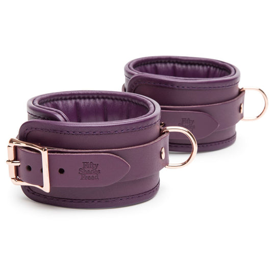 Fifty Shades Freed Cherished Collection Leather Ankle Cuffs - UABDSM