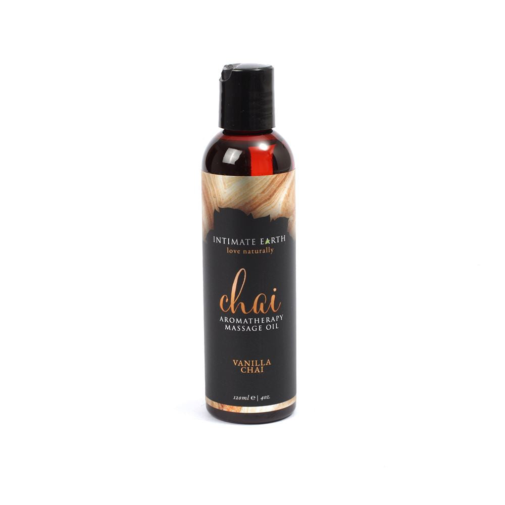 Intimate Earth Chai Aromatherapy Massage Oil - Vanilla 120ml - UABDSM