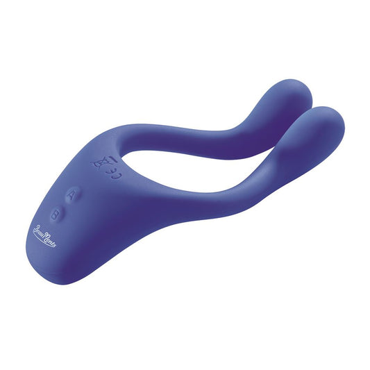 Doppio 2.0 Couples Vibrator with wireless remote control - Blue *FOR UK SALE ONLY* - UABDSM
