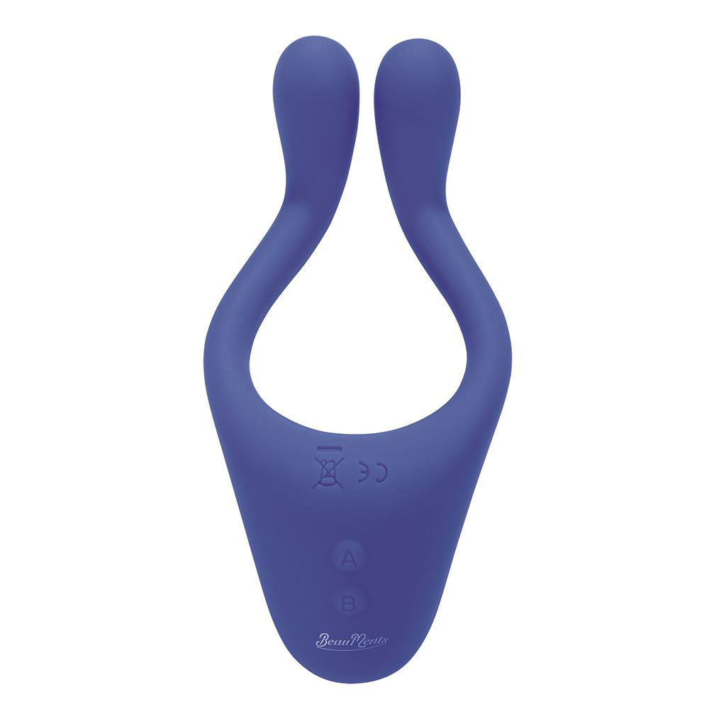 Doppio 2.0 Couples Vibrator with wireless remote control - Blue *FOR UK SALE ONLY* - UABDSM