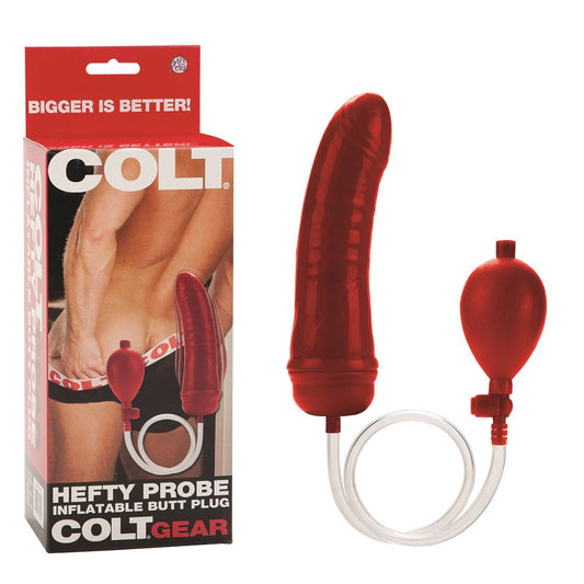 COLT Hefty Probe Inflatable Butt Plug - Red COLT Hefty Probe Inflatable Butt Plug - Red - UABDSM