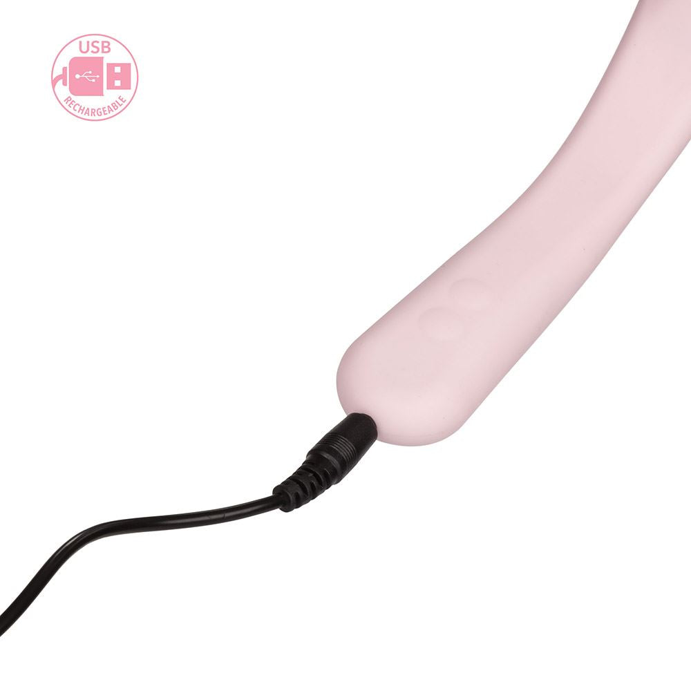 Inspire Vibrating Curve Massager - Pink - UABDSM