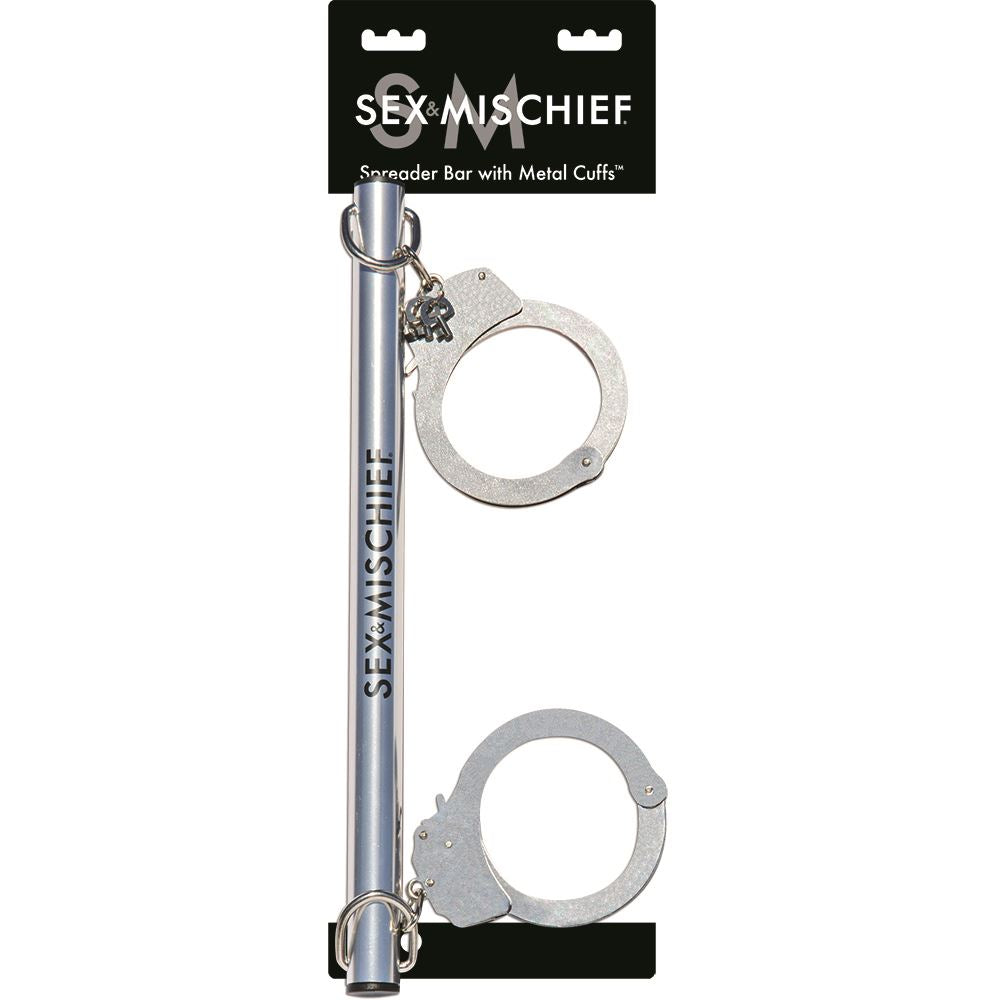 S&M Spreader Bar w/ Metal Cuffs - UABDSM