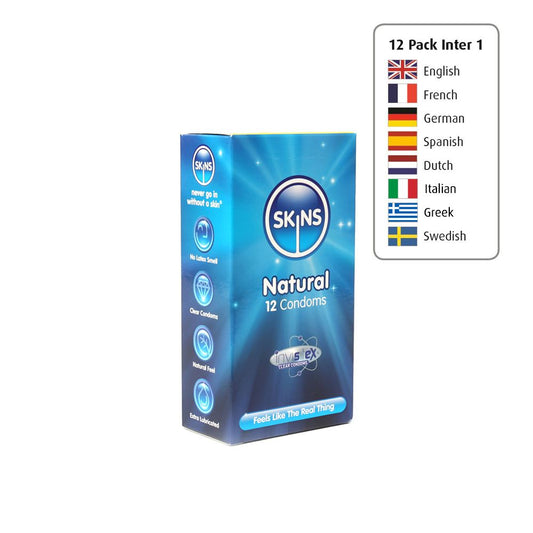 Skins Condoms Natural 12 Pack International 1 Skins Condoms Natural 12 Pack International 1 - UABDSM