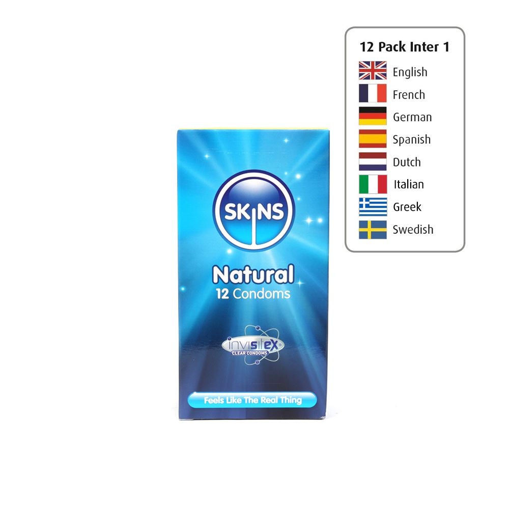 Skins Condoms Natural 12 Pack International 1 - UABDSM