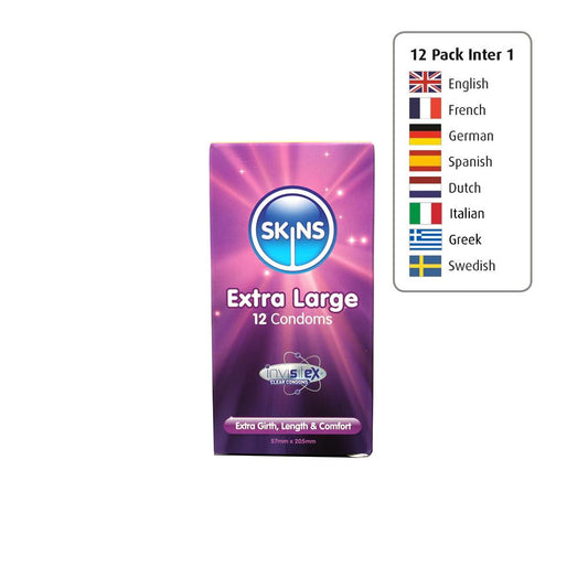 Skins Condoms Extra Large 12 Pack International 1 - UABDSM