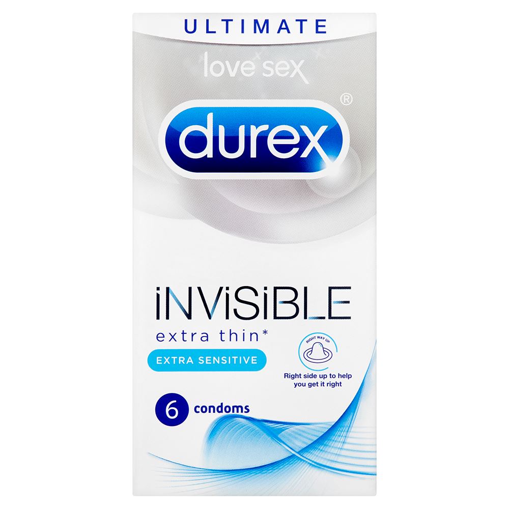 Durex Invisible Extra Sensitive 6s (New Packaging) - UABDSM