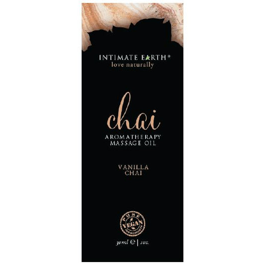 Intimate Earth Massage Oil 30ml/1 oz Foil - Chai Intimate Earth Massage Oil 30ml/1 oz Foil - Chai - UABDSM