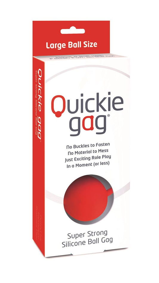 Quickie Gag Large Ball - Red Quickie Gag Large Ball - Red - UABDSM