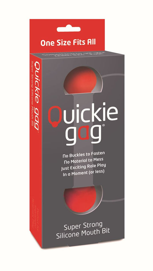 Quickie Gag Mouth Bit - Red (One Size) Quickie Gag Mouth Bit - Red (One Size) - UABDSM
