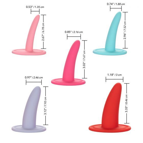 She-ology 5 Piece Wearable Vaginal Dilator Set - UABDSM