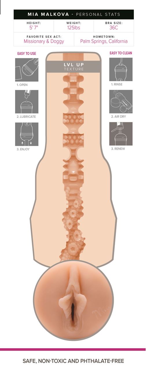 Fleshlight Girls - Mia Malkova Lvl Up - UABDSM