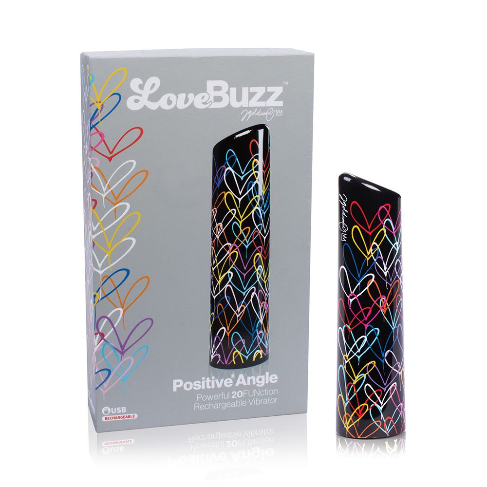 Screaming O LoveBuzz Positive Angle - Black - UABDSM