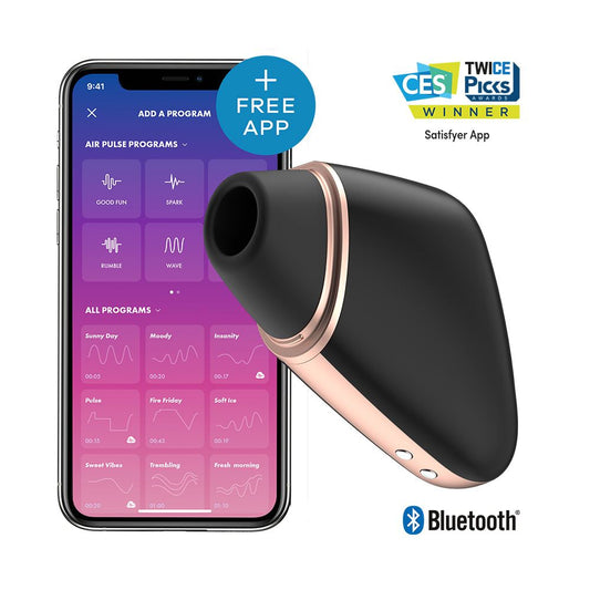 Satisfyer App Enabled Lover Triangle - Black Satisfyer App Enabled Lover Triangle - Black - UABDSM