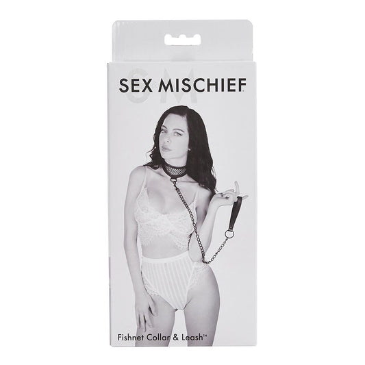 S&M Fishnet Collar & Leash S&M Fishnet Collar & Leash - UABDSM