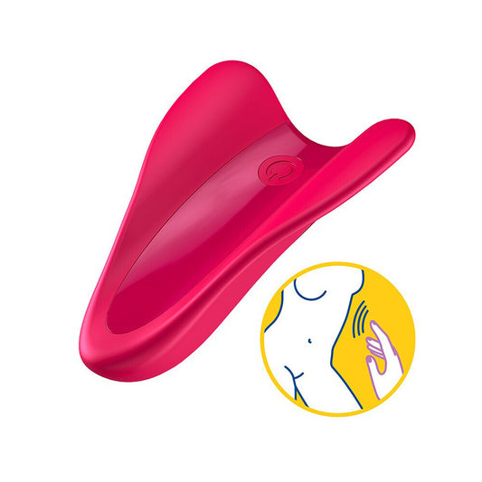 Satisfyer High Fly Finger Vibrator Red Satisfyer High Fly Finger Vibrator Red - UABDSM