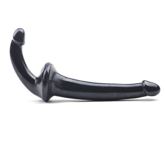 Double Fun Black Strapless Strap On Dildo Double Fun Black Strapless Strap On Dildo - UABDSM