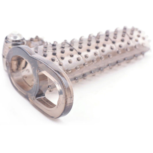 Black Sleeve With Bumps And Bullet Vibrator - UABDSM