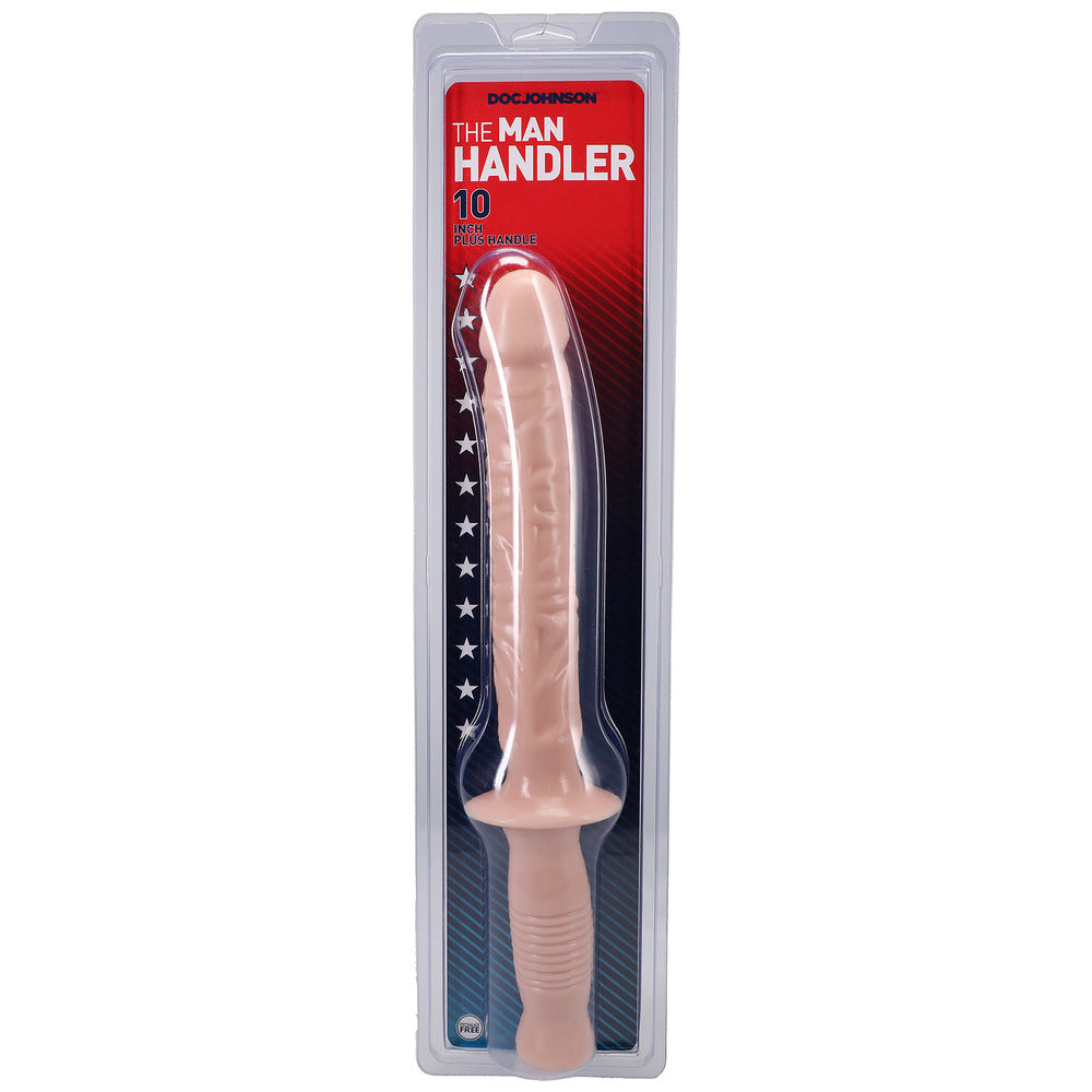 Classic The Man Manhandler 10 Inch Dildo Flesh Pink - UABDSM
