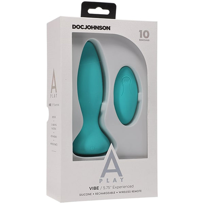 Vibe Experienced Vibrating Butt Plug - Turquoise - UABDSM