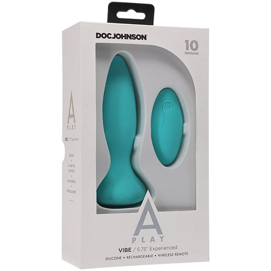 Vibe Experienced Vibrating Butt Plug - Turquoise - UABDSM