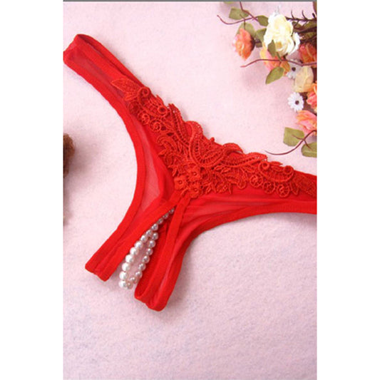 Red Pearl Bottom G-string Red Pearl Bottom G-string - UABDSM