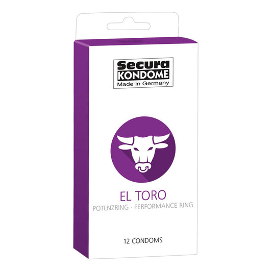 Secura Kondome El Toro Performance Ring x12 Condoms Secura Kondome El Toro Performance Ring x12 Condoms - UABDSM