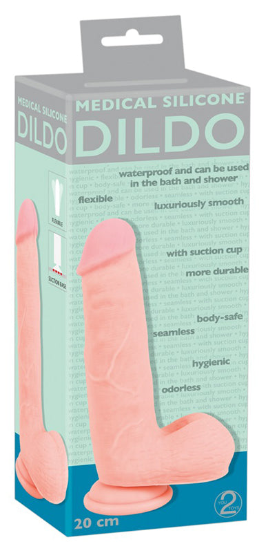 Medical Silicone Dildo 20 Cm - UABDSM