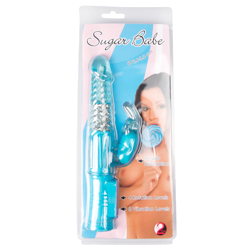 Sugar Babe Rabbit Vibrator - Blue - UABDSM
